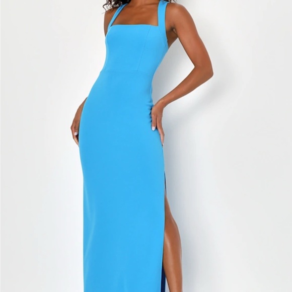 Lulus Dresses & Skirts - Lulu's Vibrant Blue Maxi Dress